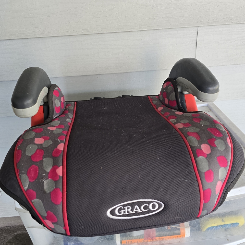 Graco Black and Red Kids Booster Seat